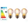 Image de Greensensation - Lot de 3 ampoules vintage 4W à led G45 E27 style Edison bulb