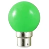 Image de Ampoule led B22 1W G45 Incassable Miidex Lighting® vert - non-dimmable