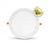 Image de Vision-el - Plafonnier led slimy ii 6W Rond Ø120 mm Miidex Lighting® blanc-chaud-3000k - blanc