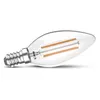 Image de Miidex Lighting - Ampoule led E14 2W Filament Flamme ® blanc-chaud-2700k - non-dimmable