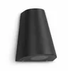 Image de Applique Murale Extérieure 2x5W - IP54 - Haut & Bas - Noir - DeliTech®