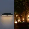 Image de Silamp - Applique Murale Double Noire led 12W IP54 Orientable Ovale - Blanc Neutre 4000K - 5500K
