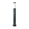 Image de Borne d'extérieur anthracite avec détecteur de mouvement   Hauteur 80cm   IP44   Pour ampoule E27 jusqu'à 60W   Économie d'énergie