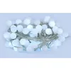 Image de Sysled   Guirlande lumineuse d'extérieur 10 mètres 100 boules blanc froid   IP44 étanche   8 programmes lumineux   Installation rapide sans outil
