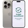 Image de Smartphone APPLE iPhone 15 Pro Titane Naturel 128Go Excellent État avec Batterie Neuve - en occasion ou reconditionné
