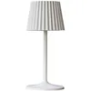 Image de Lumisky - Lampe de table sans fil led abby Blanc Aluminium H30CM