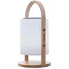 Image de Lampe enceinte bluetooth sans fil WOODY Bois Bois H37CM