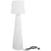 Image de Lampadaire ext filaire lady Blanc Polyéthylène H150CM