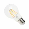 Image de Blanc Chaud - Ampoule filament LED Transparent - E27 - A60 - 4 W - SMD Epistar - Ecolife Lighting®