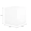 Image de Cube LED 40cm   Cube décoratif lumineux. 40x40cm. blanc chaud. commande à distance