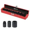 Image de Coffret métal de 10 douilles pour clé à choc 38mm