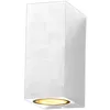 Image de Applique Carrée Spot 2xGU10 Aluminium Blanche