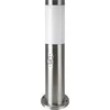 Image de V-Tac   Support de lampe E27 avec détecteur de mouvement   Hauteur 45 cm   Acier inoxydable   IP44   Pour éclairage extérieur sécurisé - VT-838-SE45