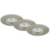 Image de Briloner - Lampe led encastrée leuchten attach one, 5 w, 400 lm, IP44, nickel mat, plastique, set de 3, ø 7,5 cm