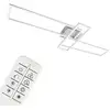 Image de Briloner - Plafonnier leuchten frame, 55 w, 5500 lm, IP20, chrome-alu, métal-plastique, intensité lumineuse variable, cct, 110 x 35 x 10 cm