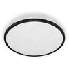 Image de Briloner - Lampe led pour salle de bain leuchten acorus black, 40 w, 1200 lm, IP20, noir, plastique, ø 28 cm