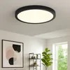 Image de Briloner - Plafonnier led leuchten fire black, 24,5 w, 2400 lm, IP20, noir-blanc, métal-plastique, ø 40,5 cm