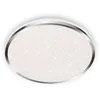 Image de Plafonnier led Briloner acorus pour salle de bain, IP44 protection contre les projections d'eau, décor étoilé, lumière blanche neutre, couleur