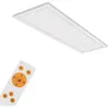 Image de Cct Panneau led Briloner leuchten pallas, 24 w, 2200 lm, IP20, blanc, plastique-métal, intensité lumineuse variable, avec télécommande, cct, 100 x 25