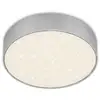 Image de Briloner - Plafonnier led leuchten flame star, 11 w, 1000 lm, IP20, couleur argent, métal-plastique, ø 15,7 cm