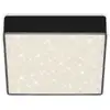 Image de Briloner - Plafonnier led leuchten flame star, 11 w, 1000 lm, IP20, noir, métal-plastique, 15,7 x 15,7 x 3,6 cm