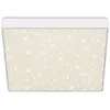 Image de Briloner - Plafonnier led leuchten flame star, 21 w, 2000 lm, IP20, blanc, métal-plastique, 28,7 x 28,7 x 3,6 cm