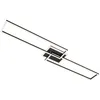 Image de Briloner - Plafonnier leuchten frame, 40 w, 5200 lm, IP20, noir, métal-plastique, intensité lumineuse variable, cct, 110 x 24,8 x 8 cm