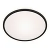 Image de Plafonnier led Brilo ner leuchten lana, 15 w, 1500 lm, IP20, noir, plastique-métal, ø 28 cm