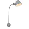 Image de Lampe de chevet Lampe de lit pivotante Lampe de lecture 1xE27 10 w chrome Chambre coucher Briloner