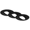 Image de Briloner - Spots encastrables led, lot de 3, IP65, noir, 3xLED-p