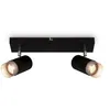 Image de Briloner - Spot, noir-chrome mat, sans 2xGU10/max.9W