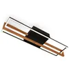 Image de Plafonnier led, noir, avec bois, LED/22W