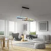 Image de Briloner - Suspension led cct, noir, avec bois, LED/44 w