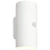 Image de Lima led Applique murale extérieure, détecteur de mouvement, capteur crépusculaire, batterie, blanc, dimensions : 15,5 x 7 x 8,5 cm - Briloner