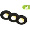 Image de Briloner - Klira Set de 3 spots led encastrables 230V pour salle de bain, interrupteur cts, Ra90 haute tenue des couleurs, protection contre les