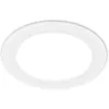 Image de Briloner - Jeft 1x spot led encastrable 230V, plat, 22 cm de diamètre, lumière blanc neutre, Blanc, Ø22 x 3 cm