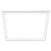 Image de Briloner - Tava led Plafonnier, Plat, Lumière indirecte, Lumière blanc neutre, Blanc, 24 x 24 x 3 cm
