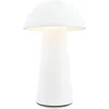 Image de Briloner LED Mini lampe de table sans fil, à intensité variable, tactile, sans fil, anti-éclaboussures, blanc, Ø12 x 19,5 cm