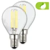 Image de Briloner - 2x Ampoule led E14 eek a Lampe 2,5W Goutte Blanc Chaud Classe d'efficacité a