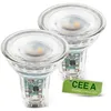 Image de Briloner - 2x ampoules led GU10 eek a lampe 2,5W verre 450Im blanc chaud classe d'efficacité a