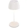 Image de B.k.licht - Briloner champ Mini lampe de table led sans fil IP44,dimmable, tactile, batterie, German Design Award Winner 2025, blanc, Ø8,5 x 20 cm