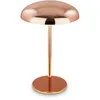 Image de B.k.licht - Briloner caxa Lampe de table led sans fil IP44, dimmable, tactile, batterie, protection contre les projections d'eau, couleur cuivre,