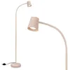 Image de B.k.licht - Briloner skriva Lampadaire, Orientable, Interrupteur à pédale marche/arrêt, Douille GU10, max. 9W, Beige, Ø21 x 127,5 cm