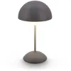 Image de Briloner kugle Lampe de table sans fil IP44, variateur, tactile, batterie, protection contre les éclaboussures, anthracite, Ø16 x 29 cm