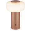 Image de Briloner juna Lampe de table sans fil IP44, variateur, tactile, batterie, protection contre les éclaboussures, Coffee, Ø13 x 20,6 cm