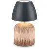 Image de B.k.licht - Lampe de table led Lampe de table led sans fil Dimmable Touch Blanc chaud c ramique