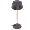 Image de Briloner loca Lampe de table led, tactile, variateur, lumière blanche chaude, bord lumineux, anthracite, Ø14,3 x 36 cm