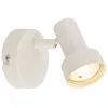 Image de Briloner Applique murale orientable Ø8x10,5cm douille GU10 max. 9W blanc antique - Lampe murale chambre couloir salon