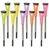 Image de Lampe solaire sur piquet enfichable IP44 multicolore LED H 40 cm lot de 10