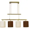 Image de Lampe suspendue lampe de cuisine lampe de salle à manger laiton mat L 86 cm